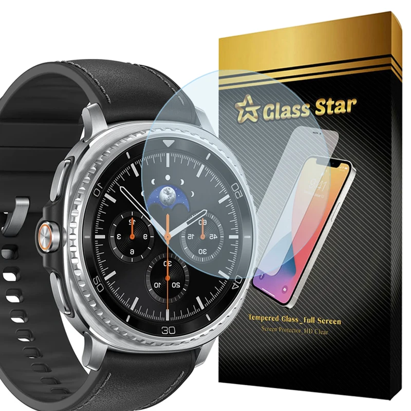 محافظ صفحه نمایش گلس استار مدل SMWG مناسب برای ساعت هوشمند سامسونگ Galaxy Watch 8 Classic 46mm