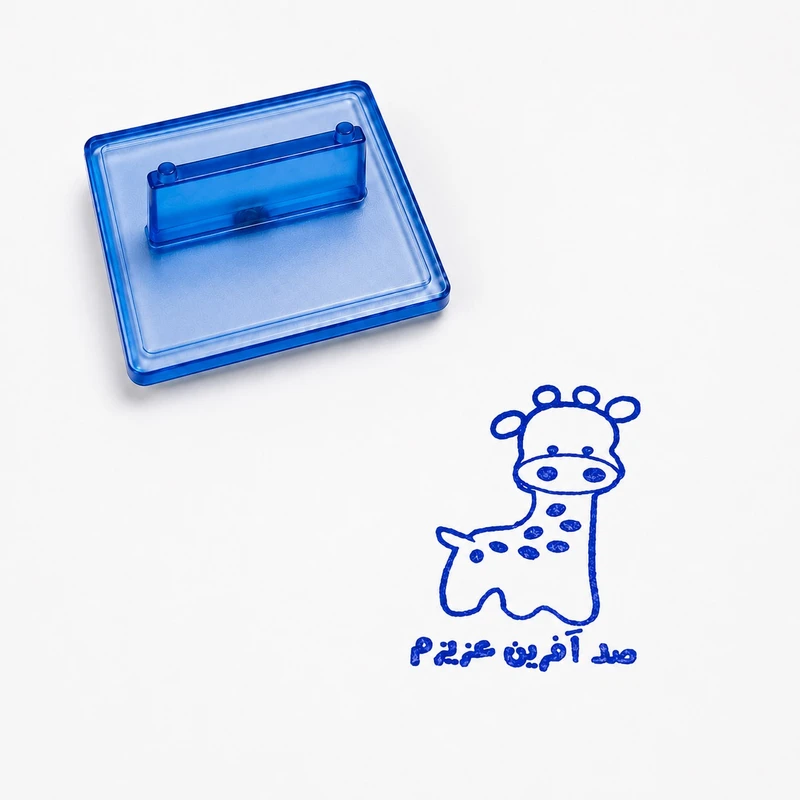 مهر مدل تشویق دانش آموزی کد 08