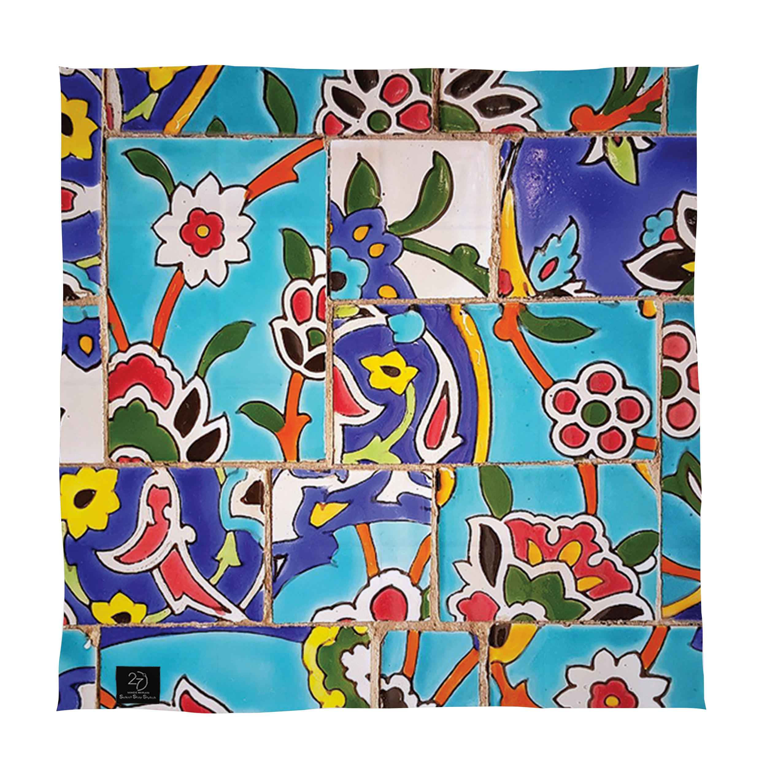 دستمال سر و گردن 27 مدل کاشی کد V61