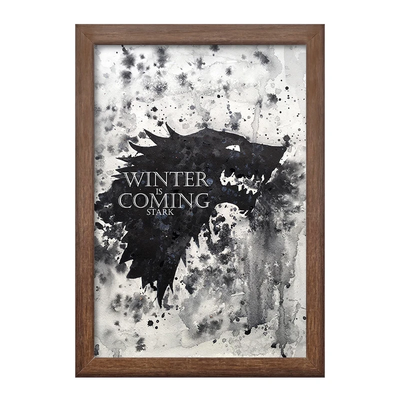 تابلو خندالو طرح زمستان در راه است (Winter Is Coming) کد F11372