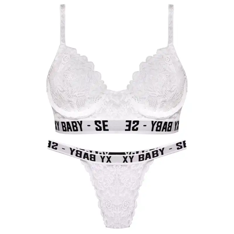 ست شورت و سوتین زنانه فیتن فرخ زادی مدل 3684-106 رنگ سفید