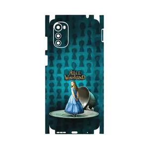 MAHOOT Alice in Wonderland-FullSkin Cover Sticker for Motorola Moto E32s