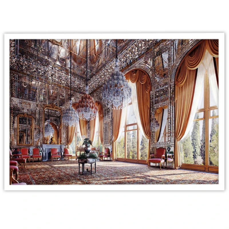 تابلو بکلیت طرح کاخ گلستان تهران مدل W-11494