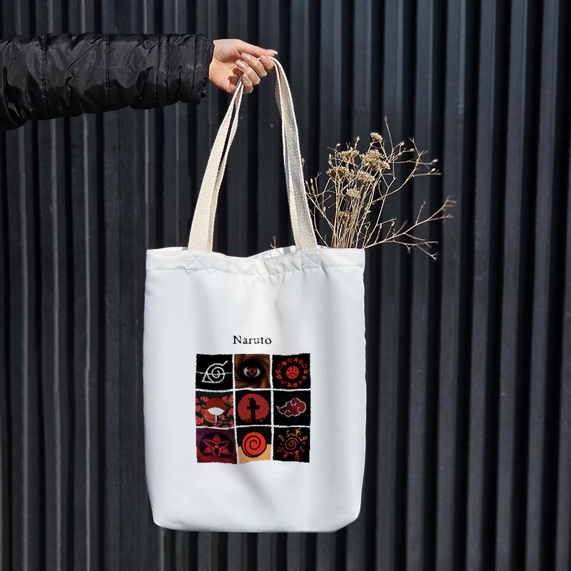 ساک خرید خندالو طرح انیمه ناروتو کد H305