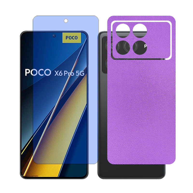 محافظ صفحه نمایش مات آنتی بلو گلس مدل Together مناسب برای گوشی موبایل شیائومی Poco X6 Pro به همراه برچسب پوششی