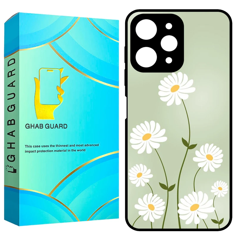 کاور قاب گارد طرح گل مدل GCHPR12 مناسب برای گوشی موبایل شیائومی Redmi 12 4G / Redmi 12 5G / Poco M6 Pro 5G