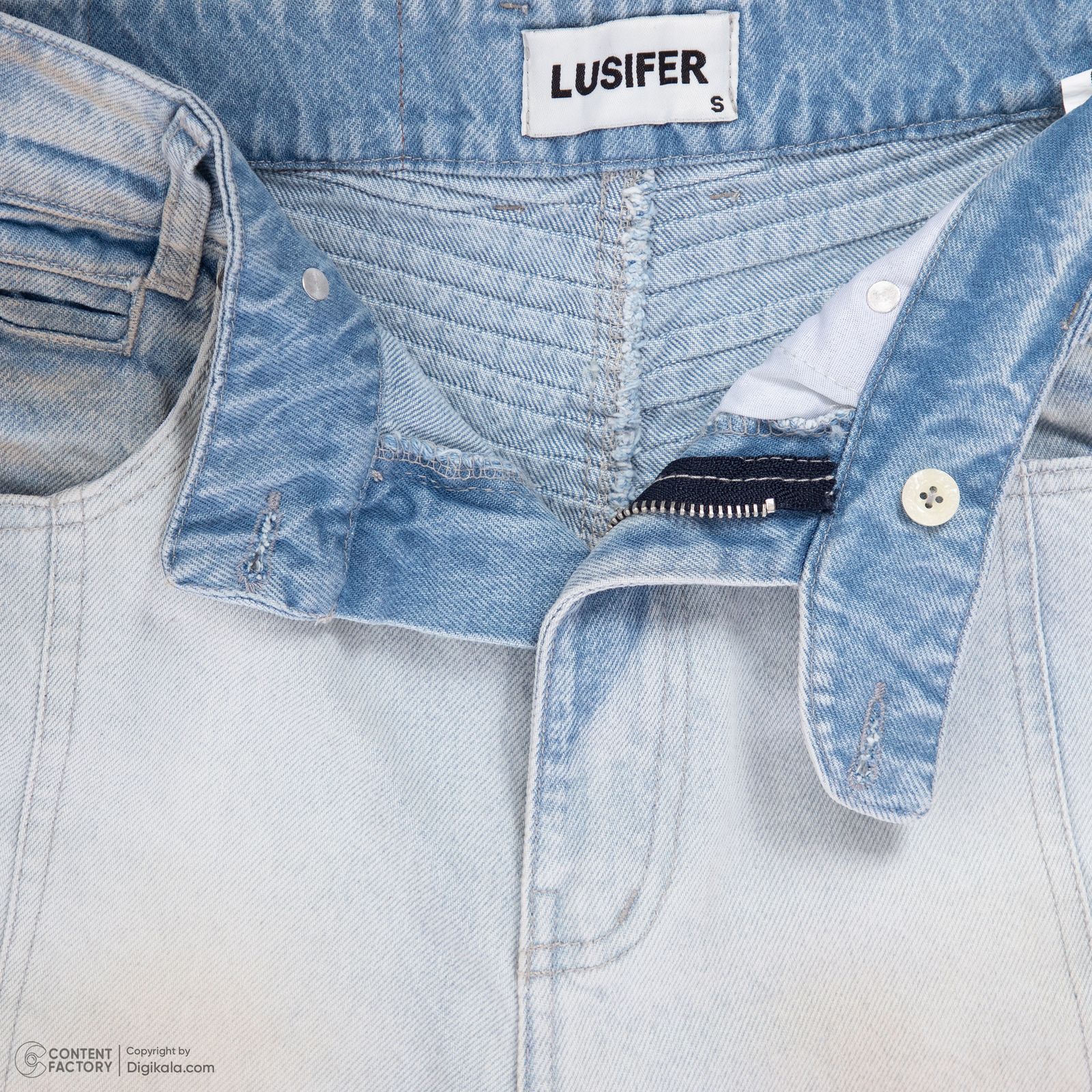 شلوار جین بگ زنانه لوسیفر مدل W22129 -  - 10