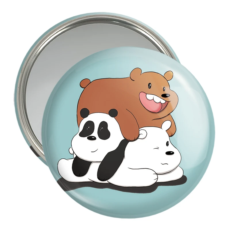 آینه جیبی خندالو مدل انیمیشن سه خرس کله پوک کد 27637