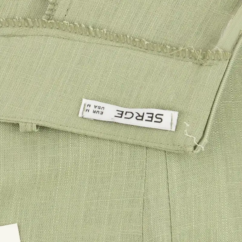 دامن زنانه سرژه مدل 210213 رنگ سبز روشن