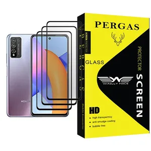 Waily Nice Pergas Glass MIX003 Screen Protector For  10X Lite Pack Of 3