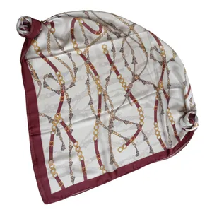 روسری زنانه مدل ابریشم مجلسی مهمانی کمربندی کد 432