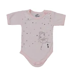 بادی استین کوتاه نوزادی مدل عروسکی