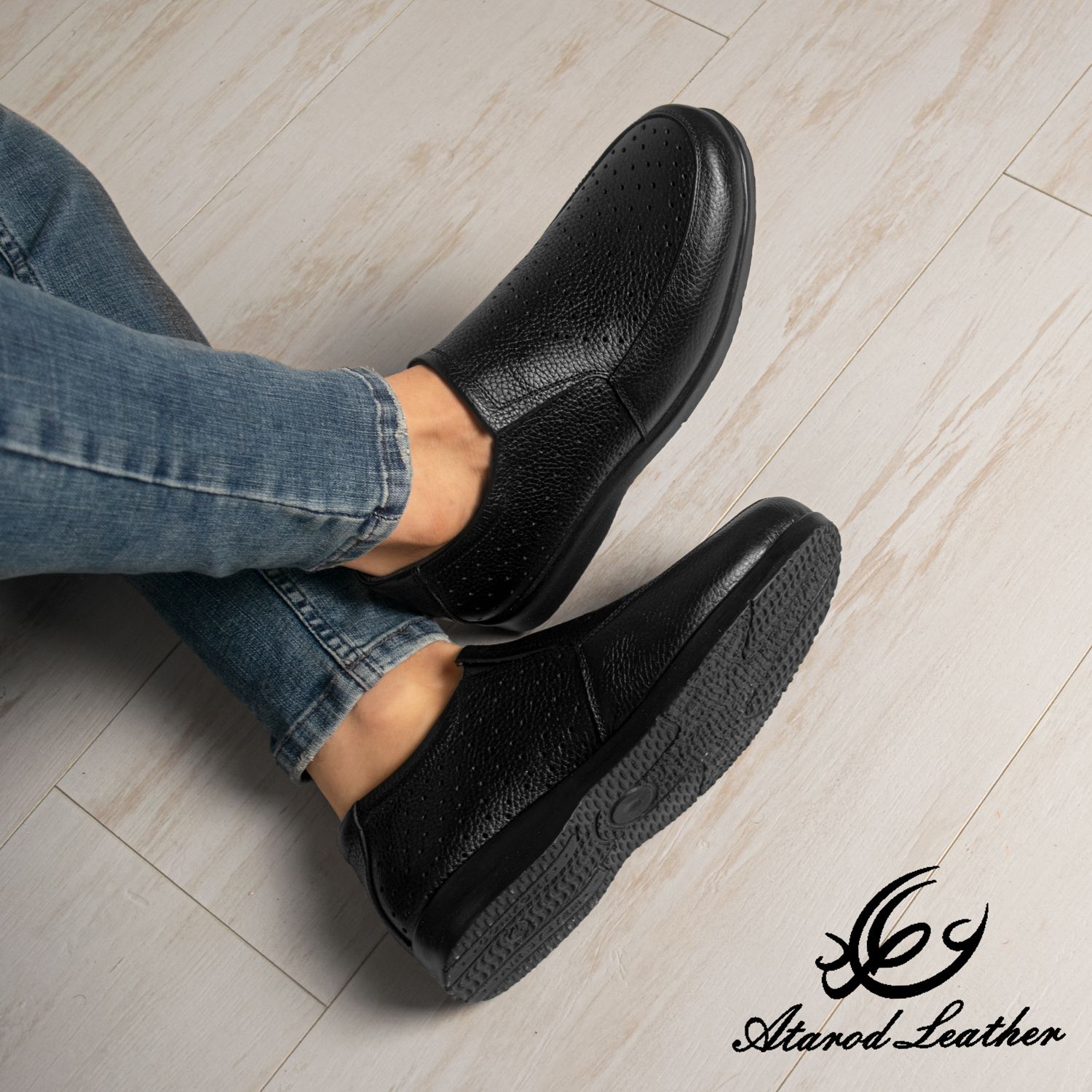 کفش روزمره مردانه چرم عطارد مدل چرم طبیعی کد SH54 -  - 13