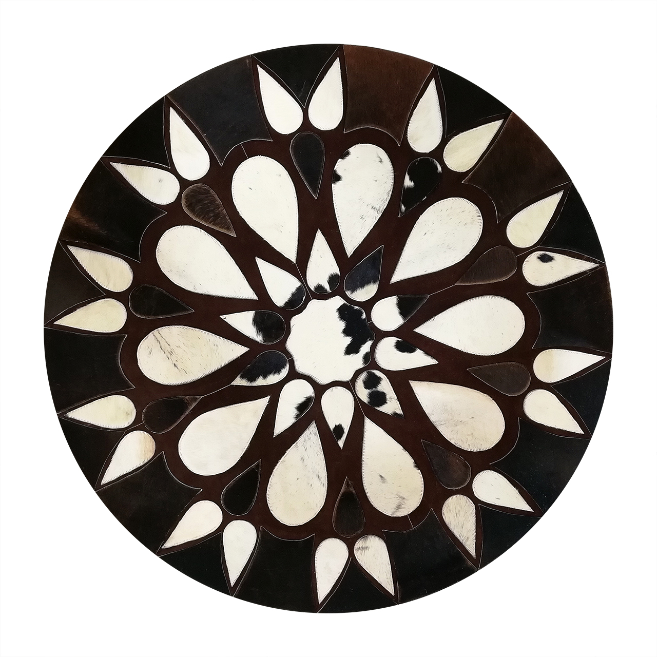 کلاژ فرش پوست و چرم کمالی مدل AD-0101