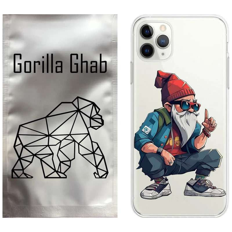کاور گوریلا قاب مدل CLG کد 48 طرح پیرمرد مناسب برای گوشی موبایل اپل iPhone 11 Pro Max