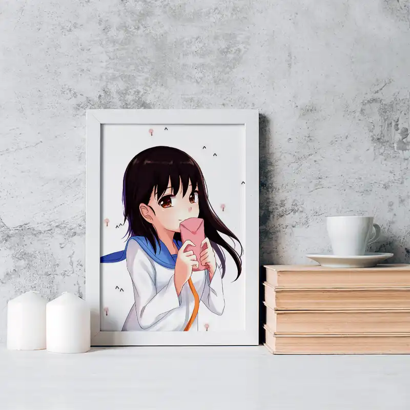 تابلو خندالو مدل اونودرا انیمه عشق دروغین کد 17212