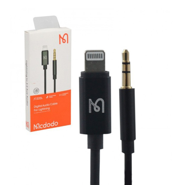کابل تبدیل لایتنینگ به AUX مک دودو  مدل mc1 طول 1 متر