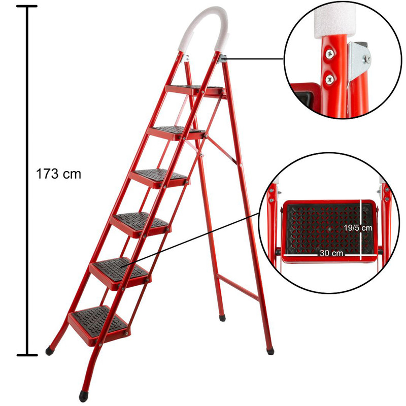 نربان 6 پله ستاره مدل پله پهن کد NP 6