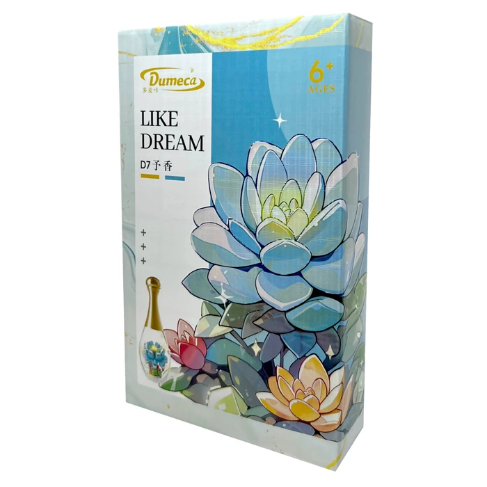 ساختنی 116 تکه دومیکا مدل گل طرح بطری چراغدار