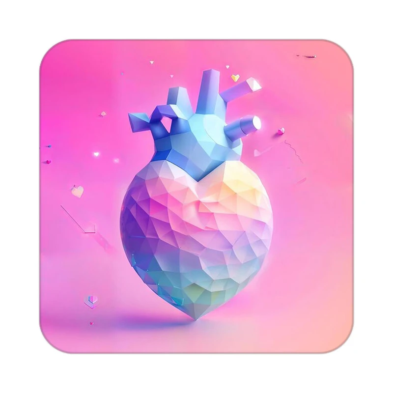 زیر لیوانی کاکتی مدل عاشقانه کد mp11318