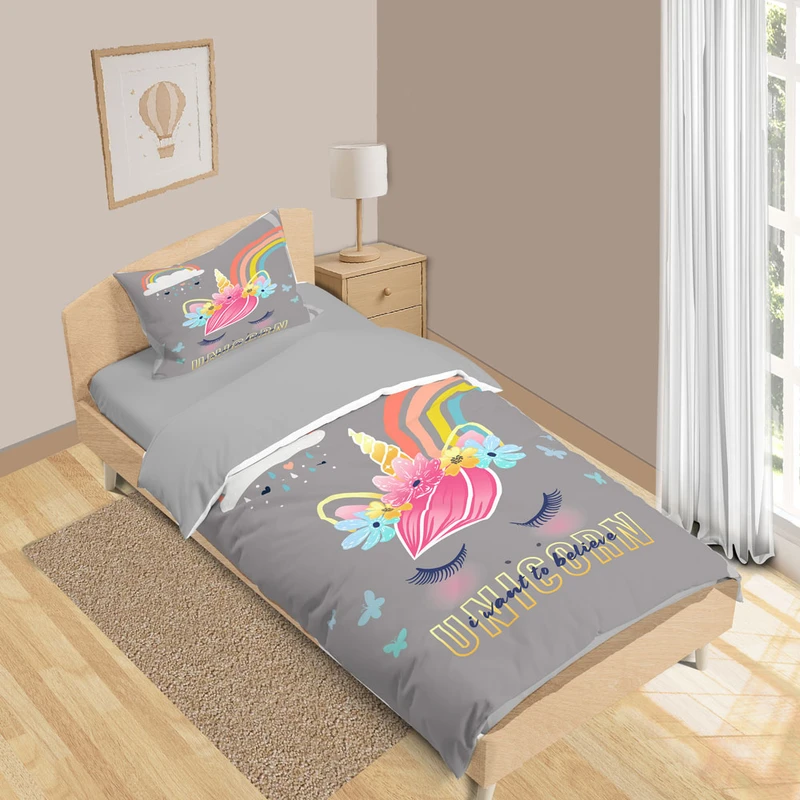 سرویس روتختی 1 نفر 5 تکه نوپه هوم مدل یونیکورن T6340