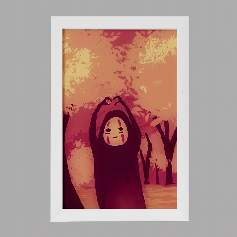 تابلو خندالو مدل انیمه شهر اشباح (Spirited Away) کد F1668