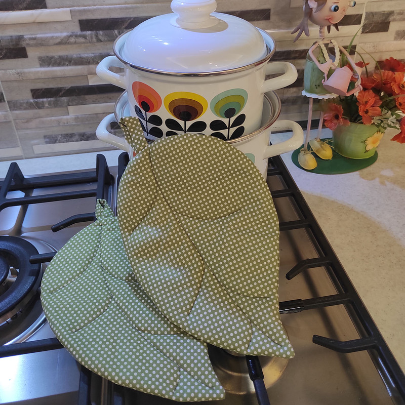 دستگیره آشپزخانه مدل برگ بسته 2 عددی