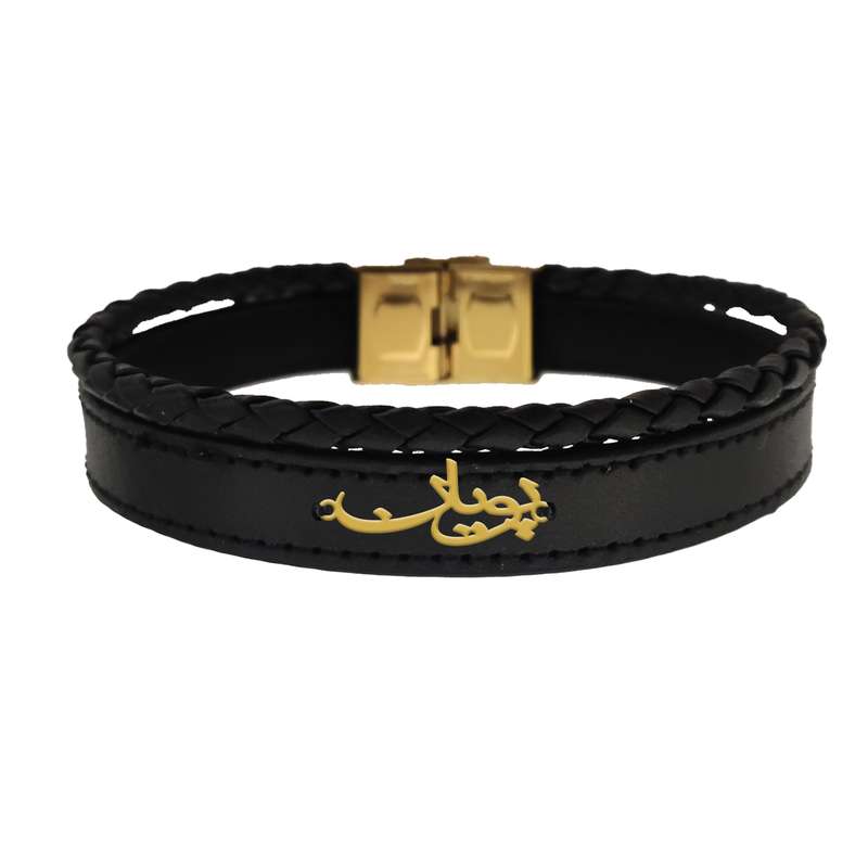 دستبند نقره مردانه لیردا مدل پویان کد ght000657 دستبند نقره مردانه لیردا مدل پویان کد ght000657