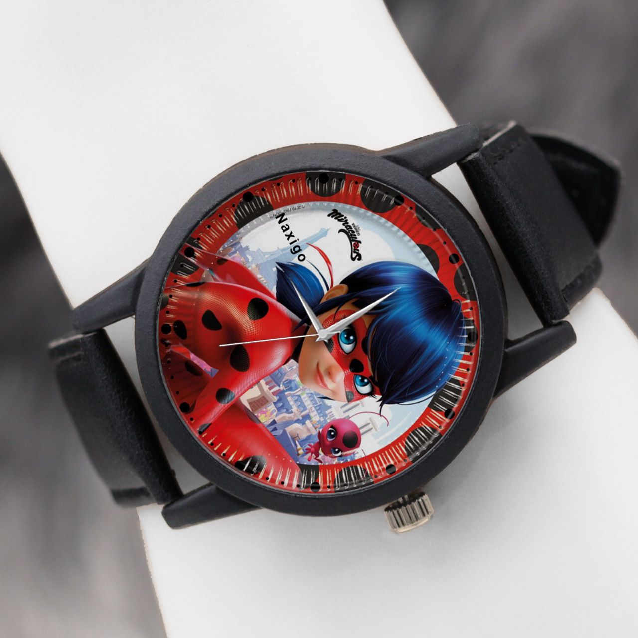 ساعت مچی عقربه ای ناکسیگو طرح Ladybug کد LF4201 -  - 4