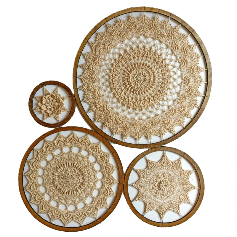 دیوارکوب بافتنی کد R26 مجموعه 4 عددی