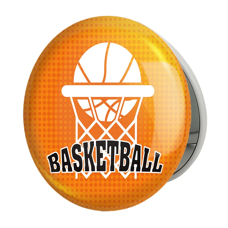 آینه جیبی خندالو طرح بسکتبال Basketball مدل تاشو کد 26450 