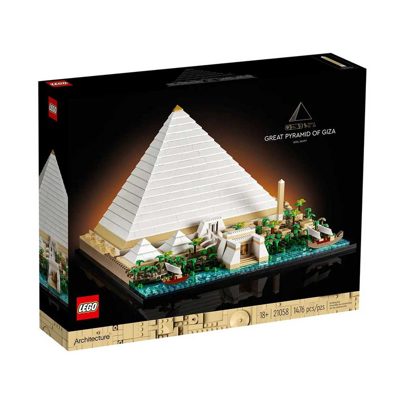 لگو سری هرم جیزه مدل آرشیتکت طرح Pyramid Of Giza کد 21058
