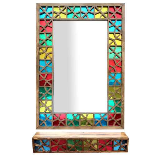 آینه و کنسول طرح گره چینی کد 100-67