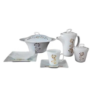 سرویس 90 پارچه چینی زرین سری وینچی مدل پریماورا درجه یک