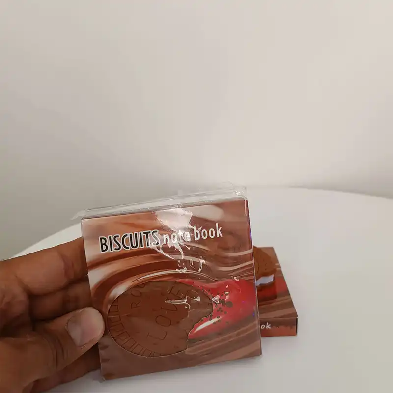 دفترچه یادداشت مدل معطر طرح بیسکویتی