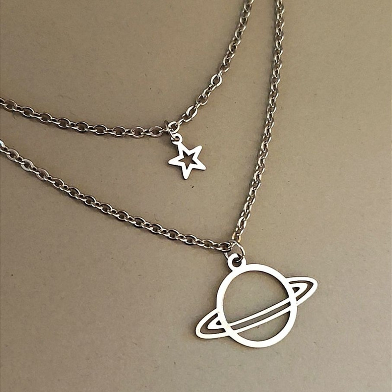 نیم ست زنانه مدل زحل و ستاره