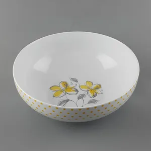 کاسه چینی زرین ایران مدل والنسیا زرد