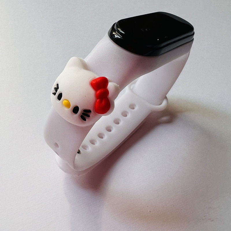 ساعت مچی دیجیتال بچگانه مدل ضدآب طرح کیتی کد KITTY WI TH 44