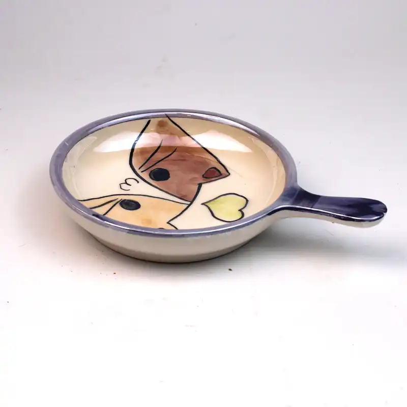 ظرف سرامیکی مدل خرما خوری لاستر