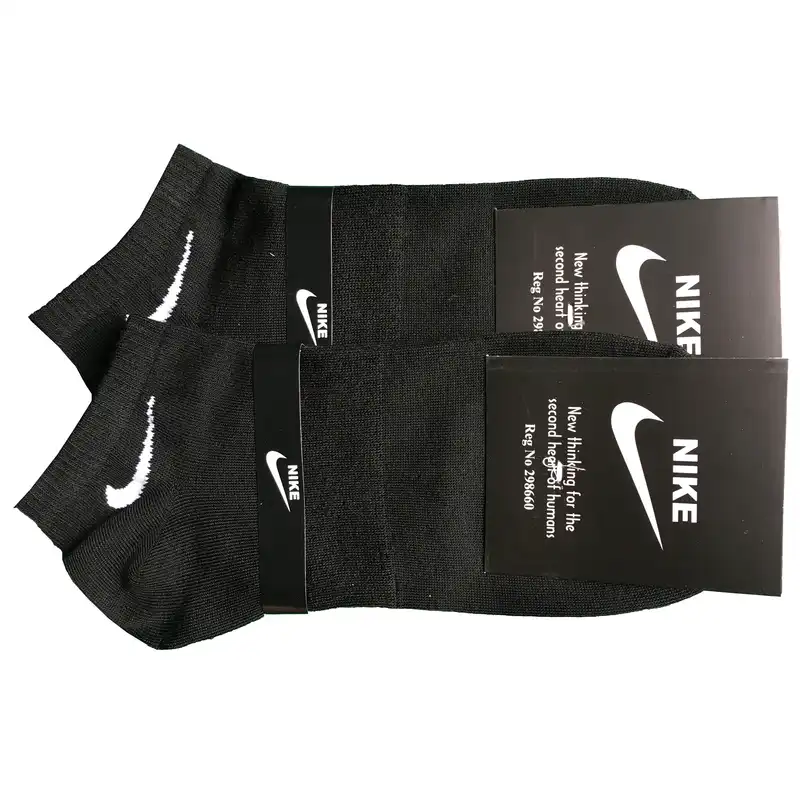جوراب ورزشی مردانه مدل مچی کد NK-1CLBL215 رنگ مشکی بسته 2 عددی