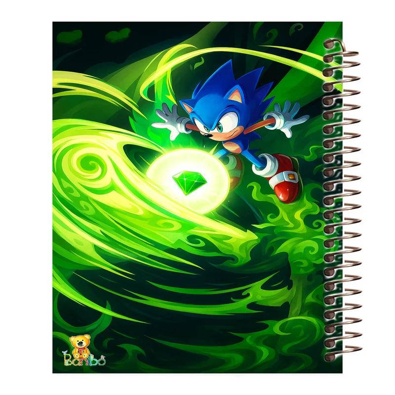 دفتر نقاشی 50 برگ بانیبو مدل  سونیک کد 1151