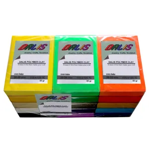 خمیر مجسمه سازی دالیس کد D1015 بسته 15 عددی