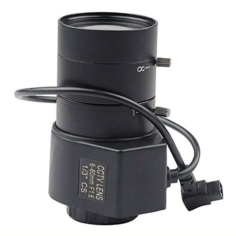 لنز دوربین مداربسته مدل Autoiris 6~60mm Varifocal لنز دوربین مداربسته مدل Autoiris 6~60mm Varifocal