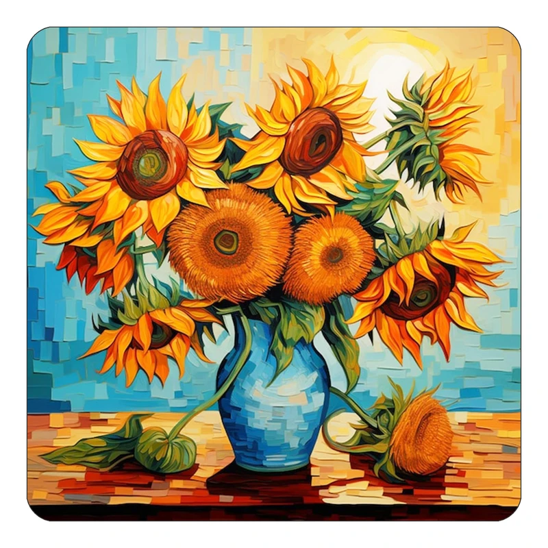 مگنت کاکتی طرح نقاشی رنگ روغن مدل mp72378