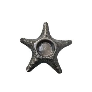 شمعدان سفالی مدل ستاره دریایی