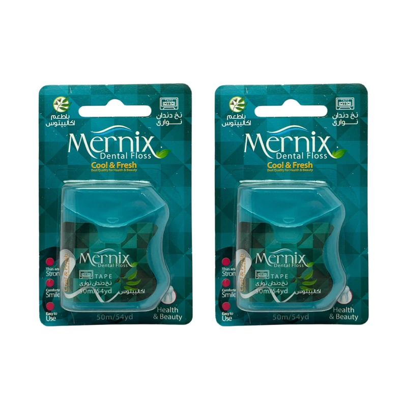 نخ دندان مرنیکس مدل اکالیپتوس کد 50M مجموعه 2 عددی