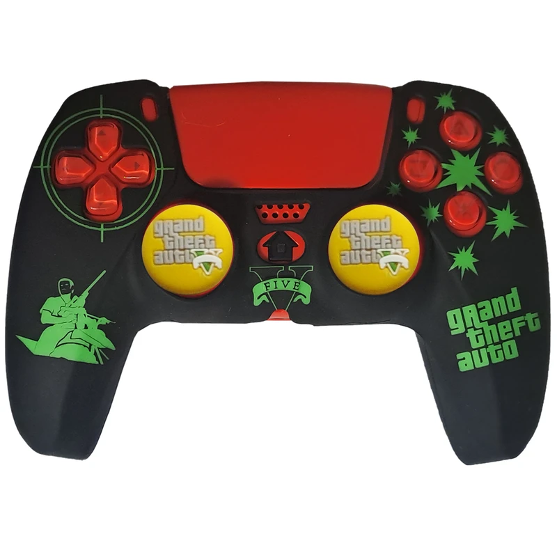 محافظ دسته بازی پلی استیشن 5 مدل GTA PS5301به همراه روکش آنالوگ