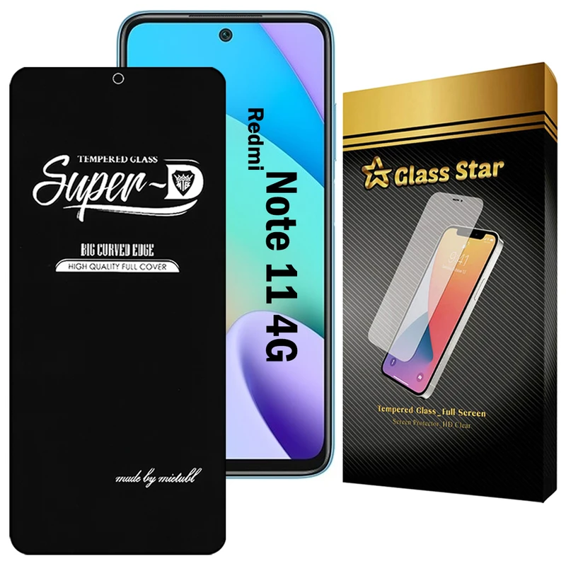 محافظ صفحه نمایش گلس استار مدل SUPERDNS مناسب برای گوشی موبایل شیائومی Redmi Note 11 4G