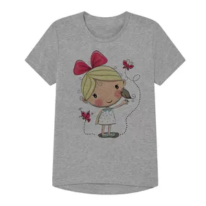 تی شرت دخترانه مدل CUTE کد TJ03