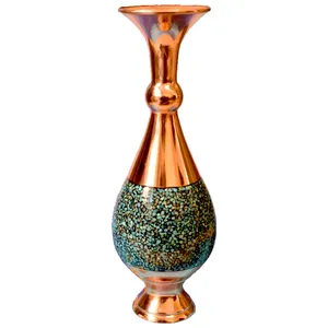 گلدان فیروزه کوبی کد 25